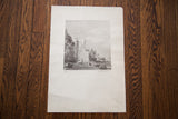The artist D.R. Peretti's signature signed in pencil on the vintage bromoil print.