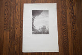 Complete D.R. Peretti bromoil transfer print showing image placement and generous paper margins.