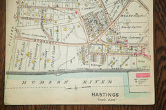 Hastings New York Map Print // ONH Item 1454 Image 1