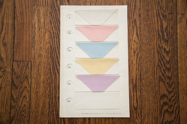 Antique Fabric Sampler/Swatch Art // ONH Item 1455