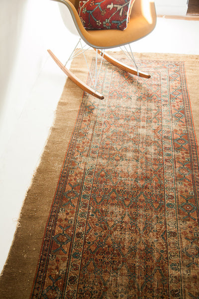 3x8 Antique Camel Hair Serab Style Runner // ONH Item 1460 Image 5