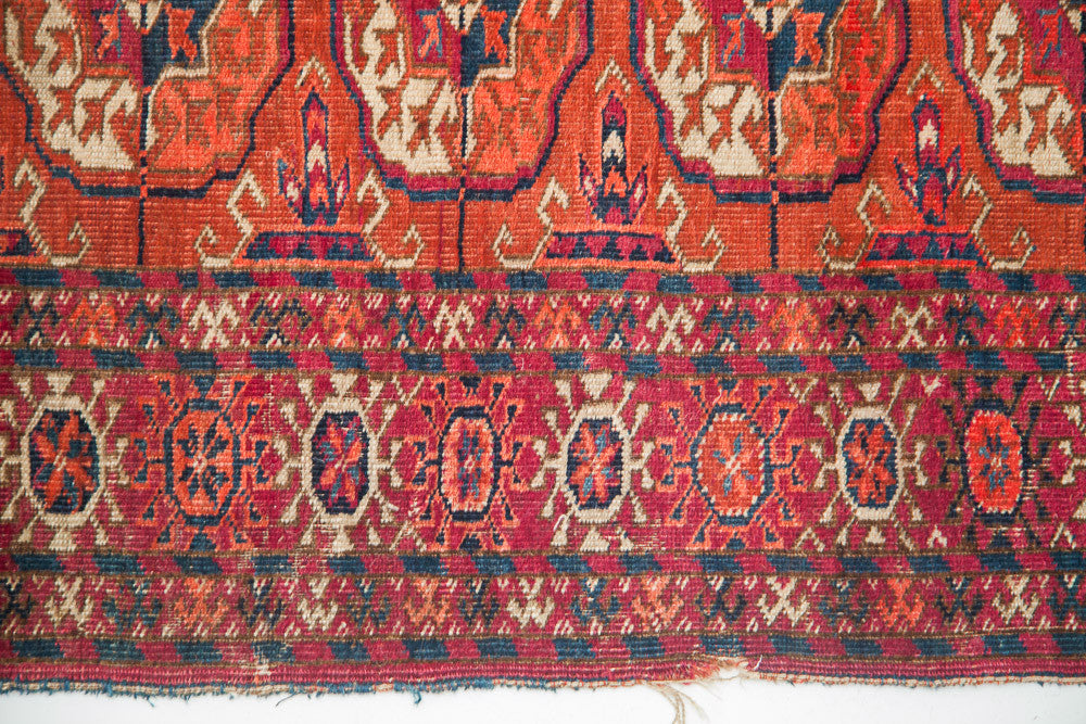 Vintage Tekke Turkmen Rug 2'7