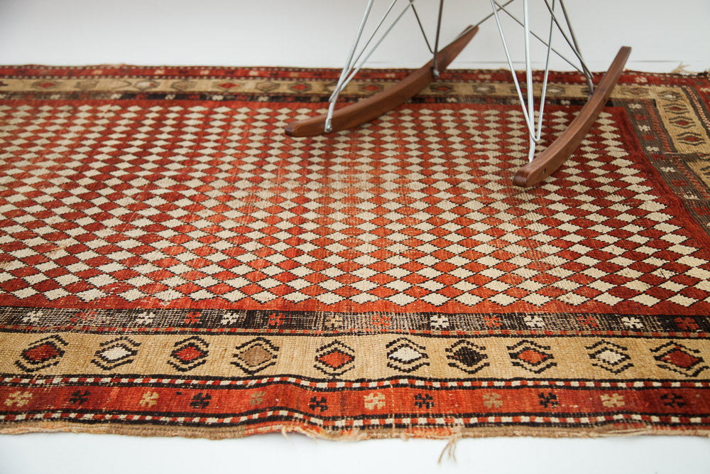 4x7 Antique Armenian Harlequin Rug // ONH Item 1472 Image 1