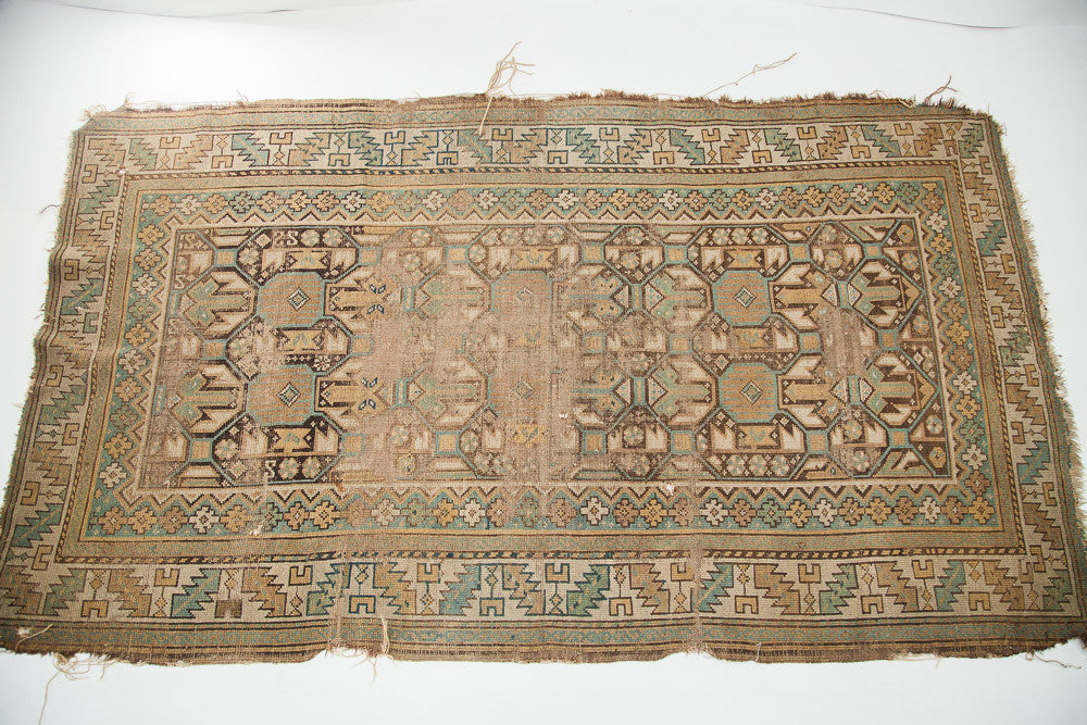 3x6 Antique Caucasian Rug Runner // ONH Item 1477 Image 1