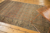 Antique Mohtashem Kashan rug with phenomenal rust paisley boteh field and classic border.