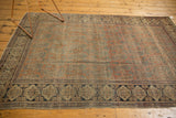 Antique Mohtashem Kashan rug, with fine allover paisley boteh on a rust field and classic Mohtashem border.