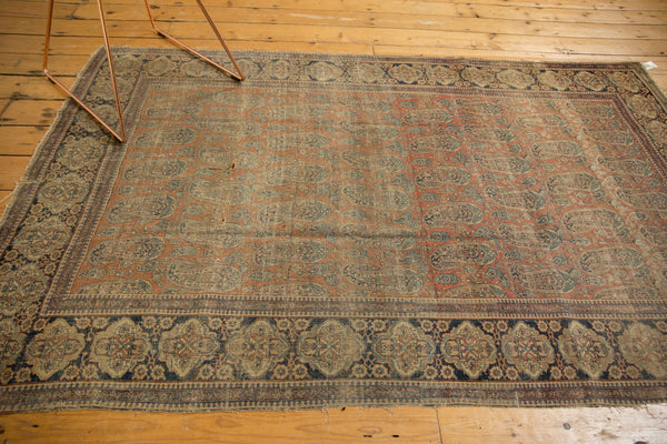 4x7 Antique Mohtashem Kashan Rug // ONH Item 1479 Image 11