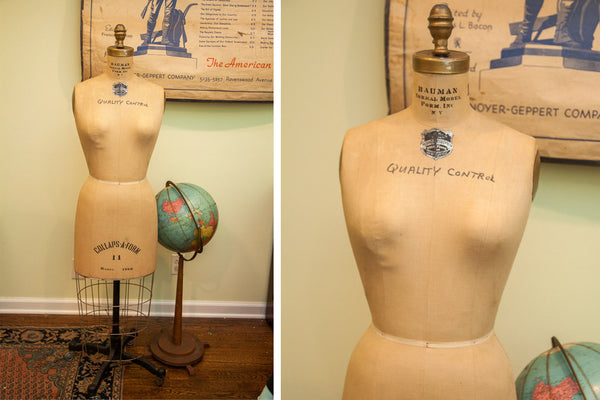Vintage 1960s JR Bauman Dress Form - Old New House