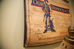 Vintage 60s Denoyer Geppert Our Democracy Chart // ONH Item 1487 Image 14