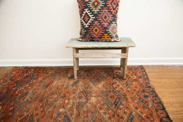 4x5 Antique Beshir Rug // ONH Item 1492