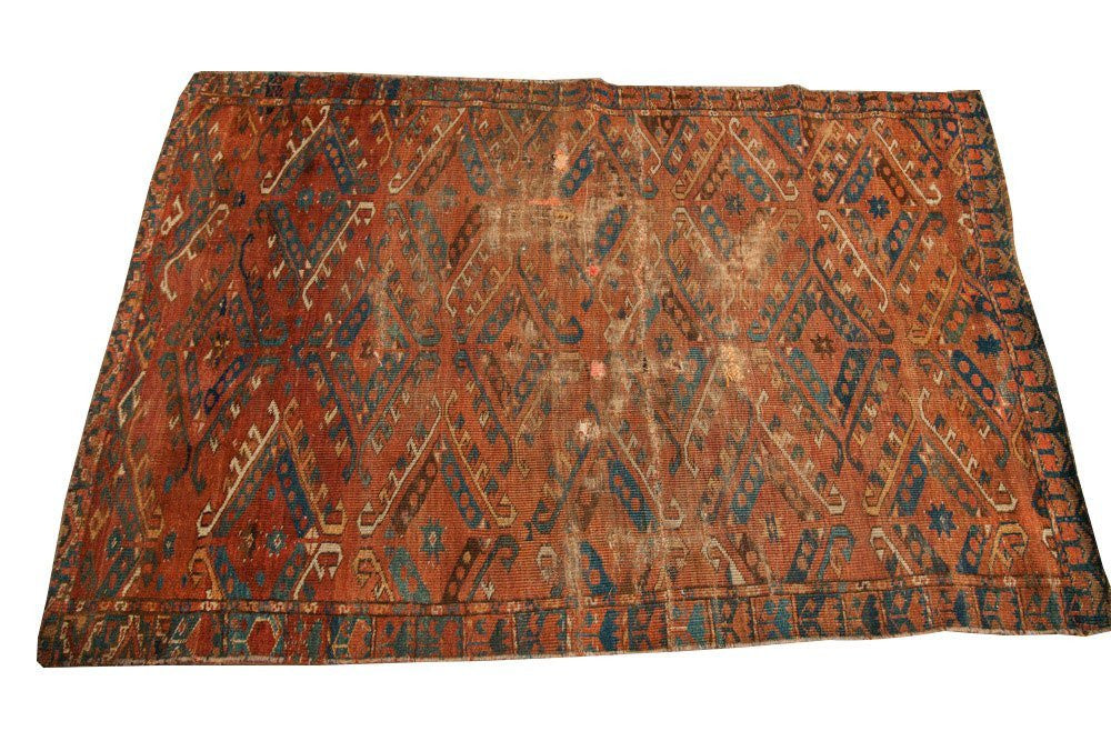 4x5 Antique Beshir Rug // ONH Item 1492 Image 1