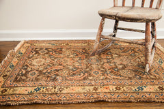 2.5x4 Small Antique Rug // ONH Item 1498
