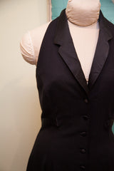 Vintage Betsey Johnson Luxe 90s Grunge Dress // Size S - M - 6 // Little Black Dress // ONH Item 1502 Image 2