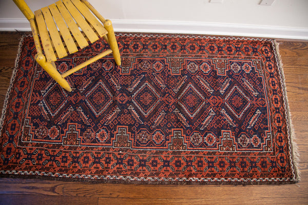 3x5 Vintage Tribal Belouch Rug // ONH Item 1512 Image 1