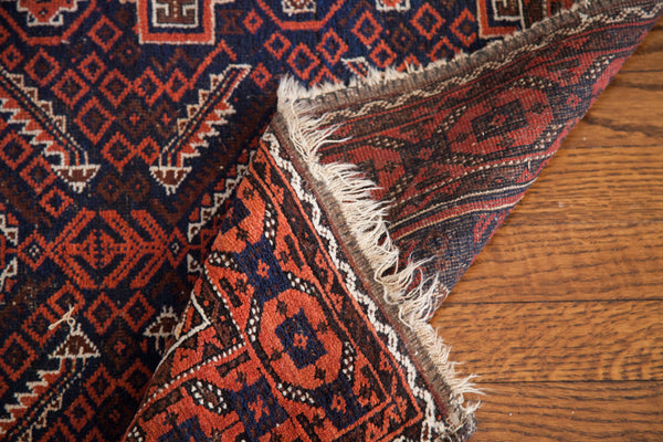 3x5 Vintage Tribal Belouch Rug // ONH Item 1512 Image 4