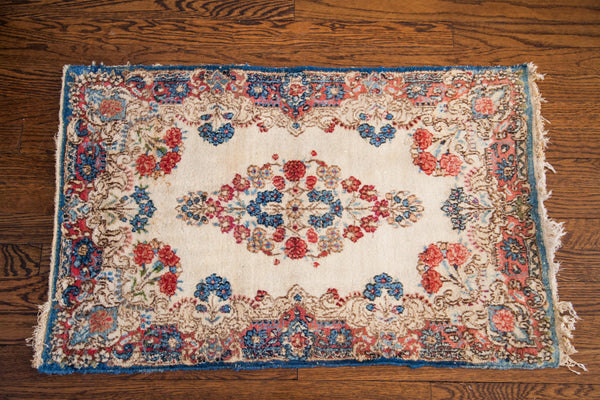2x3 Floral Kerman Rug Mat // ONH Item 1516 Image 7