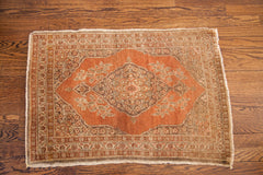 2x3 Vintage Persian Tabriz Rug Mat // ONH Item 1517 Image 6