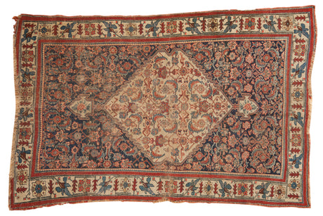 5x7 Antique Bijar Area Rug // ONH Item 1518