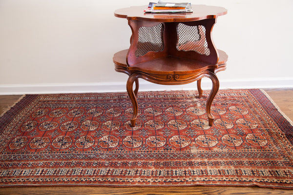 5x7 Vintage Tekke Bokhara Rug // ONH Item 1520