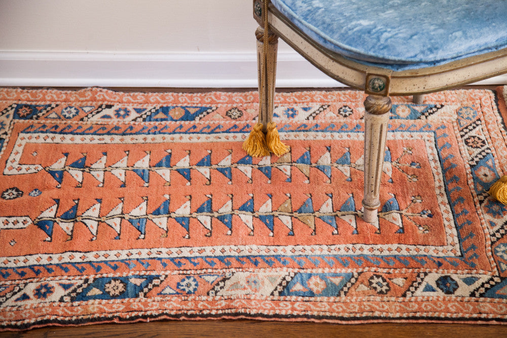 3x4 Vintage Pink Turkish Rug // ONH Item 1522 Image 1