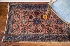 2.5x4 Vintage Persian Rug Mat // ONH Item 1523 Image 1
