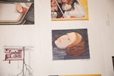 Nancy Ekholm Burkert 1973 printing proof illustration: child in brown cap looking upwards.