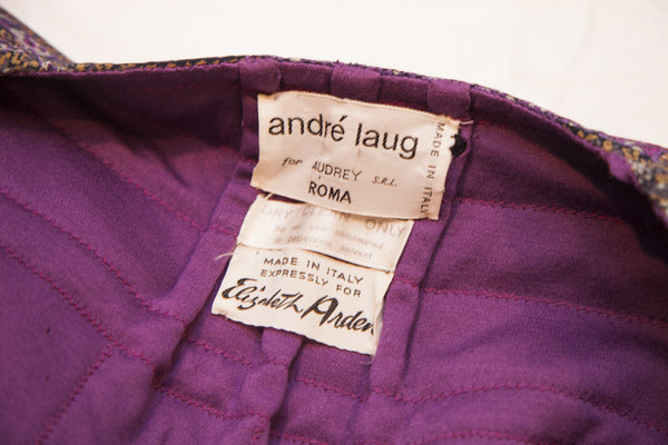 Vintage 60s Andre Laug Elizabeth Arden Coat Robe // ONH Item 1563 Image 1