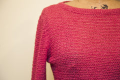Vintage Cashin Country Pink Knit Sweater // ONH Item 1567 Image 1