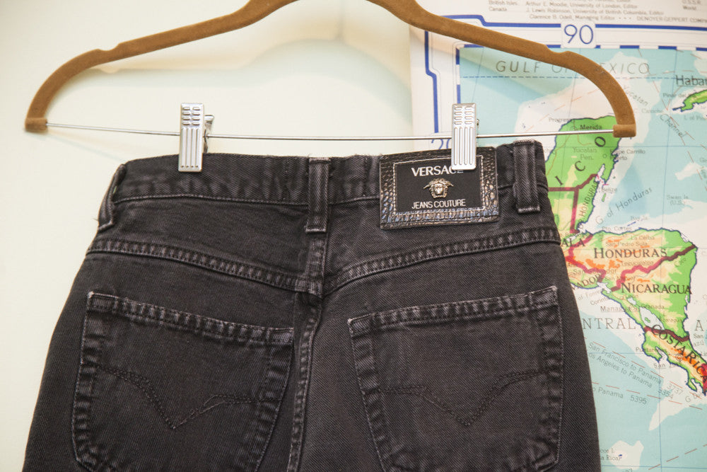 Versace Jeans Couture Faded Acid Wash High Rise Pants // ONH Item 1568 Image 1