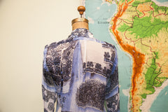 Vintage Gaultier Designer Button Down Silk Blouse // ONH Item 1579 Image 5