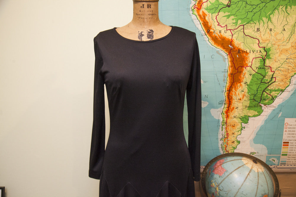 Vintage Edith Flagg Black Dress