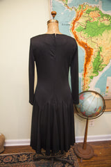 Vintage Edith Flagg Black Dress // ONH Item 1580 Image 4