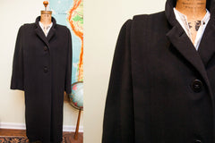 Vintage Trigere Black Coat // ONH Item 1581 Image 7