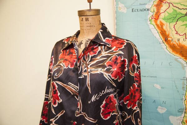 Vintage Moschino Buttondown Blouse Shirt // ONH Item 1590