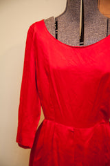 Vintage 50s Red Dress // ONH Item 1598 Image 1