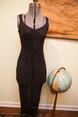 Betsey Johnson Vintage Bathing Suit Cover Up Dress // ONH Item 1600 Image 1