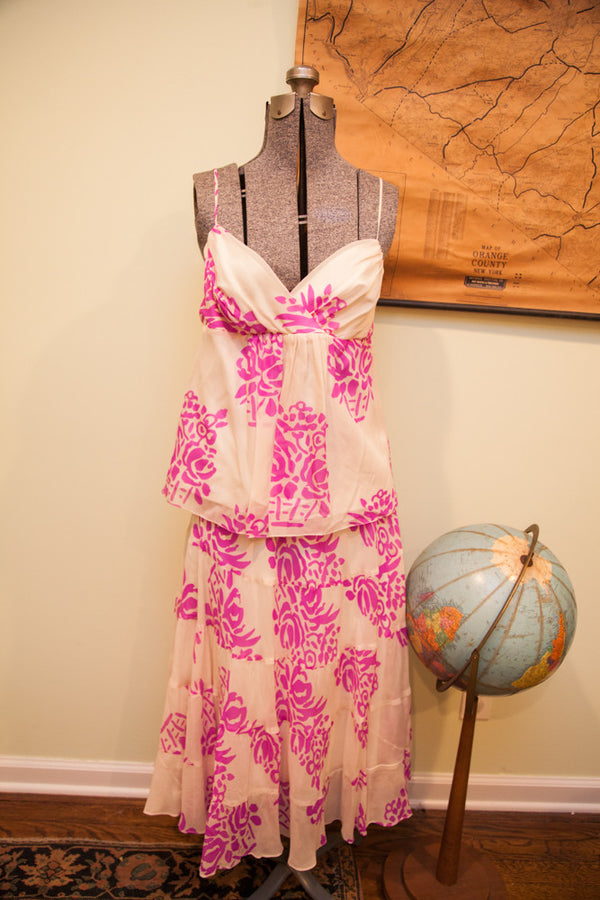 Vintage Betsey Johnson Floral Two Piece Dress – Item #1605 Vintage Betsey Johnson Floral Two Piece Dress – Item #1605