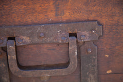 Antique 18th Century Wooden Trunk // ONH Item 1613 Image 3