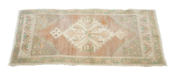 2x4 Blanched Small Turkish Rug Runner // ONH Item 1620