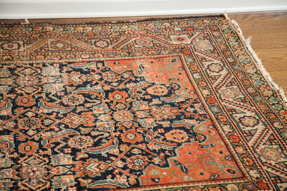Antique Fereghan Persian Rug 4'3