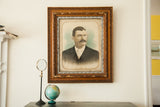 Antique Portrait Of Pensive Man // ONH Item 1632 Image 10