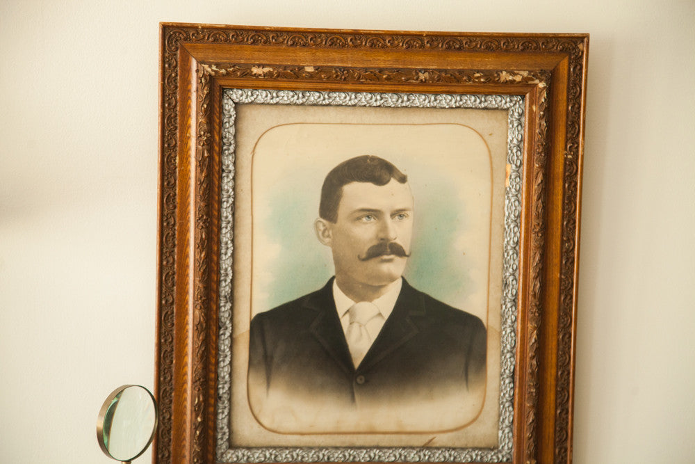 Antique Portrait Of Pensive Man // ONH Item 1632 Image 1