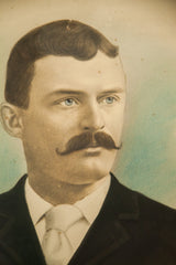 Antique Portrait Of Pensive Man // ONH Item 1632 Image 2