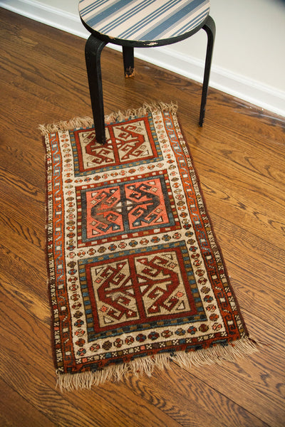 2x3 Antique Caucasian Rug // ONH Item 1635 Image 5