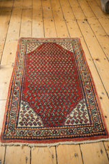 2x4 Small Red Mir Sarouk Vintage Rug // ONH Item 1639 Image 3
