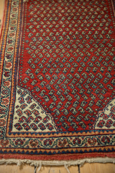 2x4 Small Red Mir Sarouk Vintage Rug // ONH Item 1639 Image 4