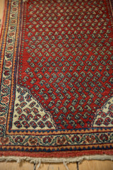 2x4 Small Red Mir Sarouk Vintage Rug // ONH Item 1639 Image 4