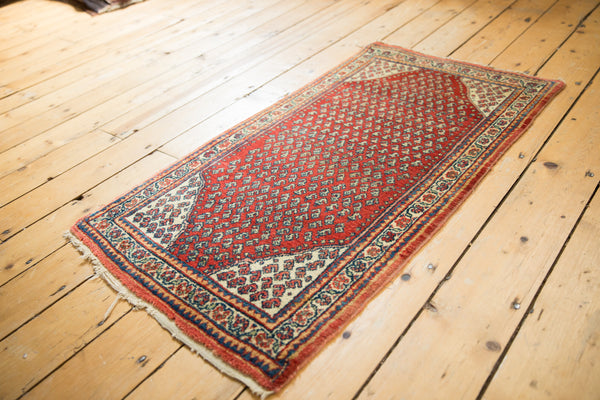 2x4 Small Red Mir Sarouk Vintage Rug // ONH Item 1639 Image 2