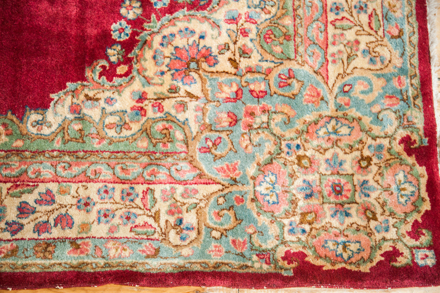 Vintage Kerman Persian Rug 4'4