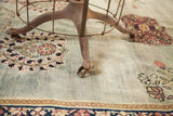 Rare Early Skirt Dress Form's ornate rusted metal base and paw feet, displaying deep patina.